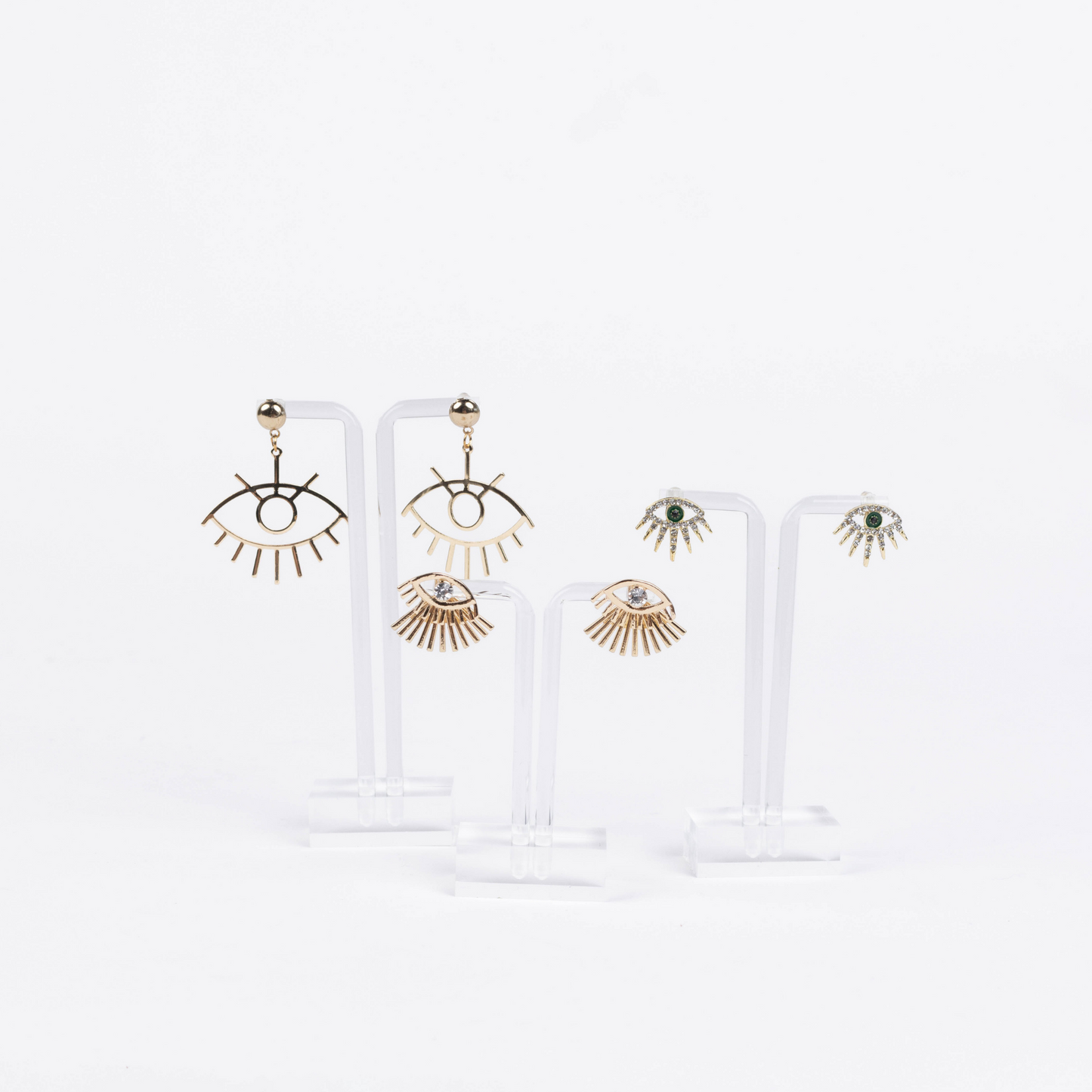 Gold Evil Eye Earrings