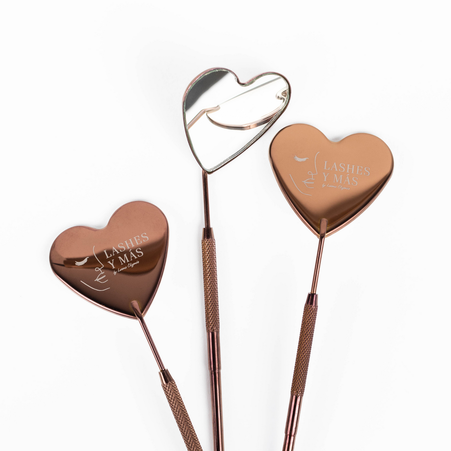 Heart Shaped Bronze Mirror