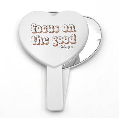 Heart Hand Held Mirror