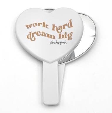 Heart Hand Held Mirror
